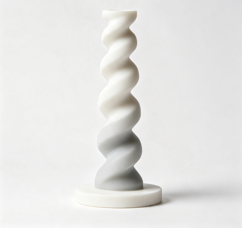 Spiral Tower Resin Art Ornament