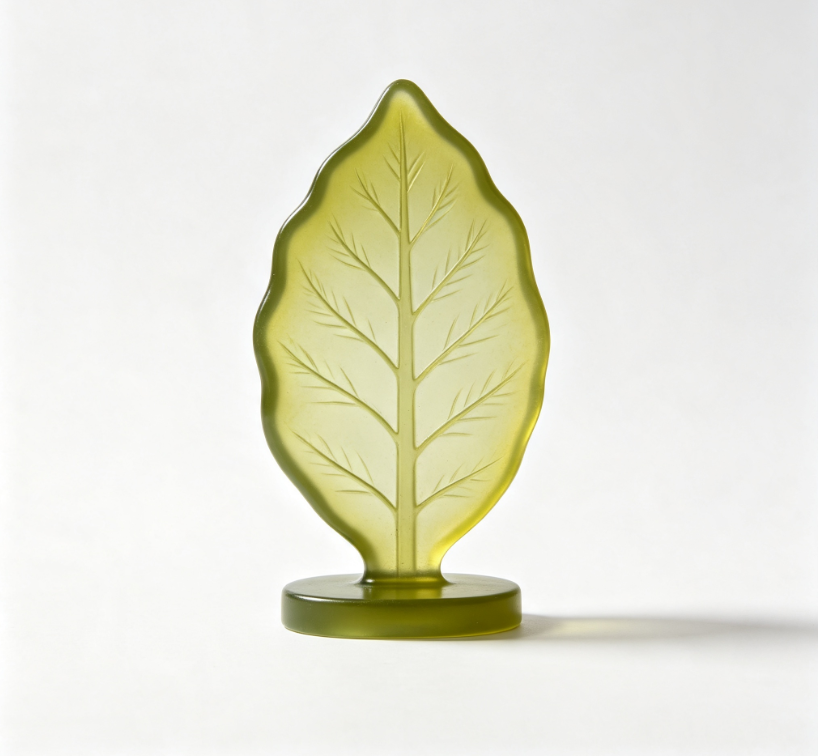 Leaf Vein Resin Tabletop Decor